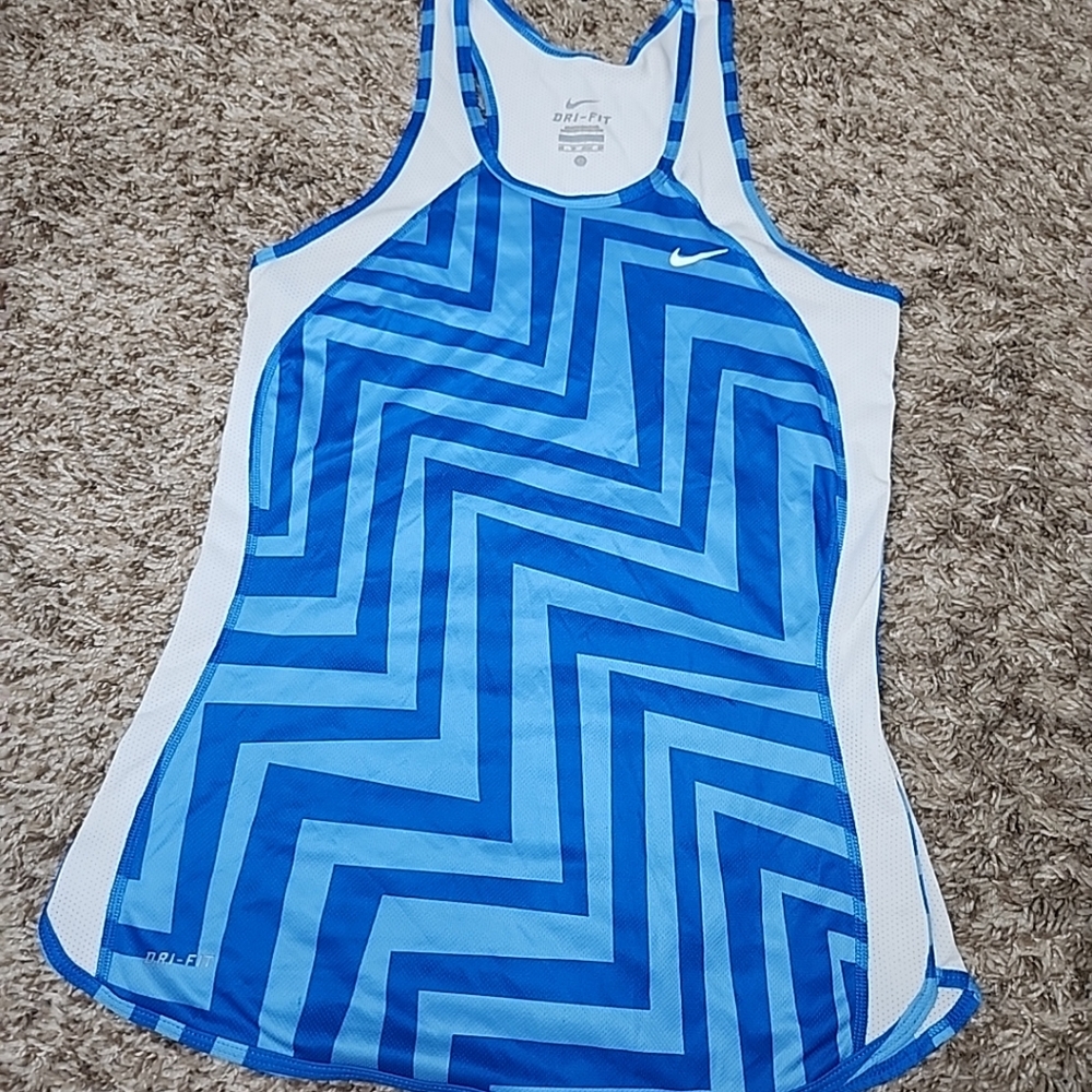 Nike Dri Fit Fast Pace Racerback Running Tank Top 473142-617 Women’s XS